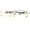 VON FURSTEMBERG montatura per occhiali da vista donna vintage metallo italia oro VON FURSTEMBERG