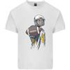 Gildan Football Americano Giocatore che Tiene A Sfera Uomo Cotone Leggero T-Shirt
