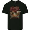 Gildan Voglio Solo Guidare Cafe Racer Moto Biker Uomo Maglietta Leggera In Cotone