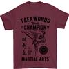 Gil dan Taekwondo World Champion Arti Marziali Mma T-Shirt 100% Cotone