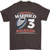 Gil dan T-Shirt Rugby Uomo 3 Anni Anniversario Di Nozze 100% Cotone