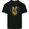 Gildan Love Barbados Flag Barbadian Day Calcio Uomo Maglietta Leggera In Cotone