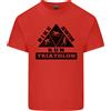 Gildan Maglietta Leggera In Cotone Triathlon Triangle Da Uomo Per Corsa Nuoto Ciclismo