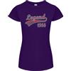 Gildan Leggenda Dal 60° Compleanno 1966 T-Shirt Taglia Petite Da Donna