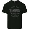 Gildan T-Shirt Nera In Cotone Leggero Per Uomini Del 59° Compleanno Vintage 1967