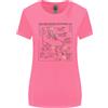 Gildan T-Shirt Blueprint Per Roller Skating Donna Taglio Più Ampio