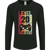 Gildan 20th Compleanno 20 Età Livello Up Gioco da Uomo Manica Lunga T-Shirt