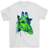 Gil dan Giraffa Acquarello T-Shirt 100% IN Cotone