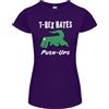 Gildan T-Rex Odia I Push Up Maglietta Divertente Per Donne Taglio Petite