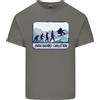 Gildan T-Shirt Leggera In Cotone Divertente Per Snowboarder Uomo