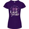 Gildan Divertente 50° Compleanno 49 È Così L'Anno Scorso T-Shirt Donna Taglio Petite