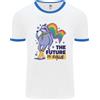 Fruit of the Loom LGBT Sloth Il Futuro È Uguale Gay Pride Maglietta Ringer Da Uomo