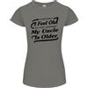 Gildan Mio Zio È Più Grande 30° 40° 50° Compleanno T-Shirt Donna Taglio Petite