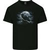 Gildan Raven E Ocean Maglietta A Manica Corta Full Moon Crow Viking Per Bambini