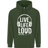 Awdis Musica Live Vita Forte Rock N Roll Chitarra Felpa Per Bambini