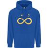 lovetshirts Felpa Da Uomo Infinity In Cotone All'80%