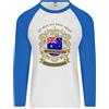 Fruit of the Loom Tutti Uomo Sono Nato Equal Australiano Australia Uomo L/S Baseball T-Shirt