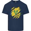 Gildan T-Shirt In Cotone Leggero Per Uomo Con Bandiera Di Saint Vincent E Grenadine