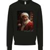 Awdis Felpa Jumper Di Natale Del Nero Babbo Natale Con Anima Per Bambini