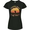 Gildan Pesca Mamma Like A Normale But Cooler Donna Minuta Taglio T-Shirt