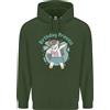 Awdis Unicorn Compleanno Principessa 4th 5th 6th 7th 8th Bambini Felpa con Cappuccio
