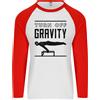 Fruit of the Loom Pommel Cavallo Ginnastica Giro Spento Gravità Uomo L/S Baseball T-Shirt