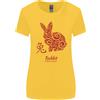 Gildan Cinese Zodiac Shengxiao Anno Del Coniglio Donna più Ampia Taglio T-Shirt