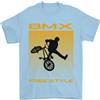 Gil dan BMX Freestyle Ciclismo Bicicletta Bici T-Shirt 100% Cotone
