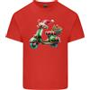 Gildan Scooter Cappello di Natale Mod Ciclomotore Natale Uomo Cotone Leggero T-Shirt
