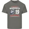 Gildan T-Shirt In Cotone Leggero Per Uomini Del 19° Anniversario Di Matrimonio