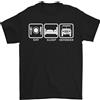 Gil dan Eat Sleep 4X4 Off Road Roading Auto T-Shirt 100% IN Cotone
