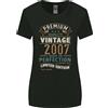 Gildan T-Shirt Vintage Premium 19 Anni 2007 Donna Taglio Più Ampio