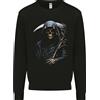 Awdis Il Design Del Teschio Con Il Grim Reaper E La Falce 1 Felpa Uomo