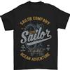 Gil dan Marinaio Company Barca a Vela Yacht Motoscafo T-Shirt 100% Cotone
