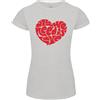 Gildan Tutto Ciò Di Cui Hai Bisogno È Amore Cuore Pace T-Shirt Donna Taglia Piccola