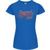 Gildan Leggenda Dal 25° Compleanno 2001 T-Shirt Da Donna Taglia Petite