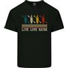 Gildan Live Love Kayak Design Retro Da Kayak T-Shirt Leggera In Cotone Per Uomo