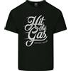 Gildan Hit The Gas Motociclista Auto Fan T-Shirt Bambini