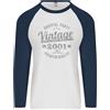 Fruit of the Loom T-Shirt Da Baseball Vintage Per Il 25° Compleanno Uomini 2001