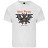 Gildan Devil Burger Demon Satana Grim Reaper BBQ Maglietta In Cotone Per Uomo