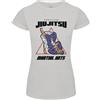 Gildan T-Shirt Donna Taglio Petite Jiu Jitsu Word Cloud MMA Arti Marziali Miste