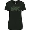 Gildan T-Shirt Grizzly Bear Circuit Board Donna Taglio Più Ampio