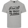 Gildan La Mia Sorella È Più Grande 30° 40° 50° Compleanno T-Shirt In Cotone Per Uomini