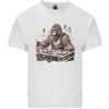 Gildan Bigfoot Dj Divertente Dancy Musica Rave Scimmia Gorilla Uomo Luce Cotone T-Shirt