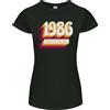 Gildan Maglietta Petites Originale Da Donna Anni '80 Compleanno