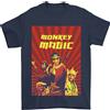 Gildan Maglietta Da Uomo Monkey Magic Poster 100% Cotone