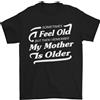 Gil dan Mia Madre È Anziani 30th 40th 50th Compleanno T-Shirt 100% IN Cotone