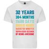 Gildan T-Shirt In Cotone Per Uomo Di 32 Anni Per Il 32° Compleanno