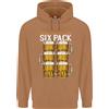 lovetshirts Controlla Il Mio Sei Pack Di Birra Divertente Alcolico Felpa Da Uomo 80% Cotone