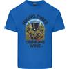 Gildan T-Shirt In Cotone Leggero Divertente Per Uomini Che Bevono Vino Tra I Pini